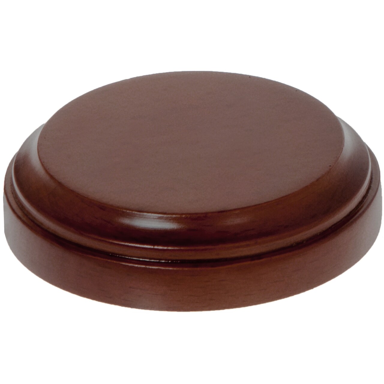 Plymor Fruitwood Round Wood Display Base, 2.5" W x 2.5" D x 0.75" H (2" Display Diameter)